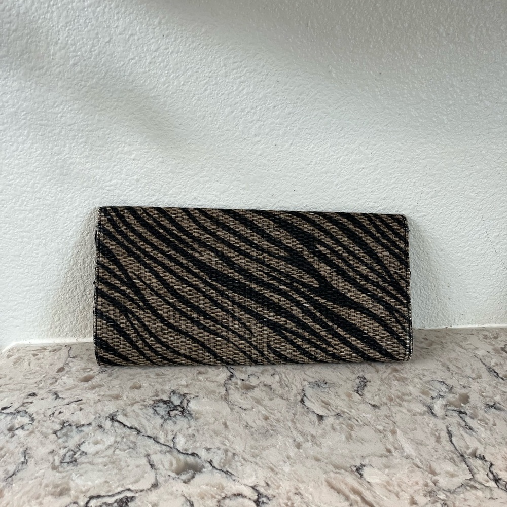 Mms Design Studio Zebra Print Clutch - image 4